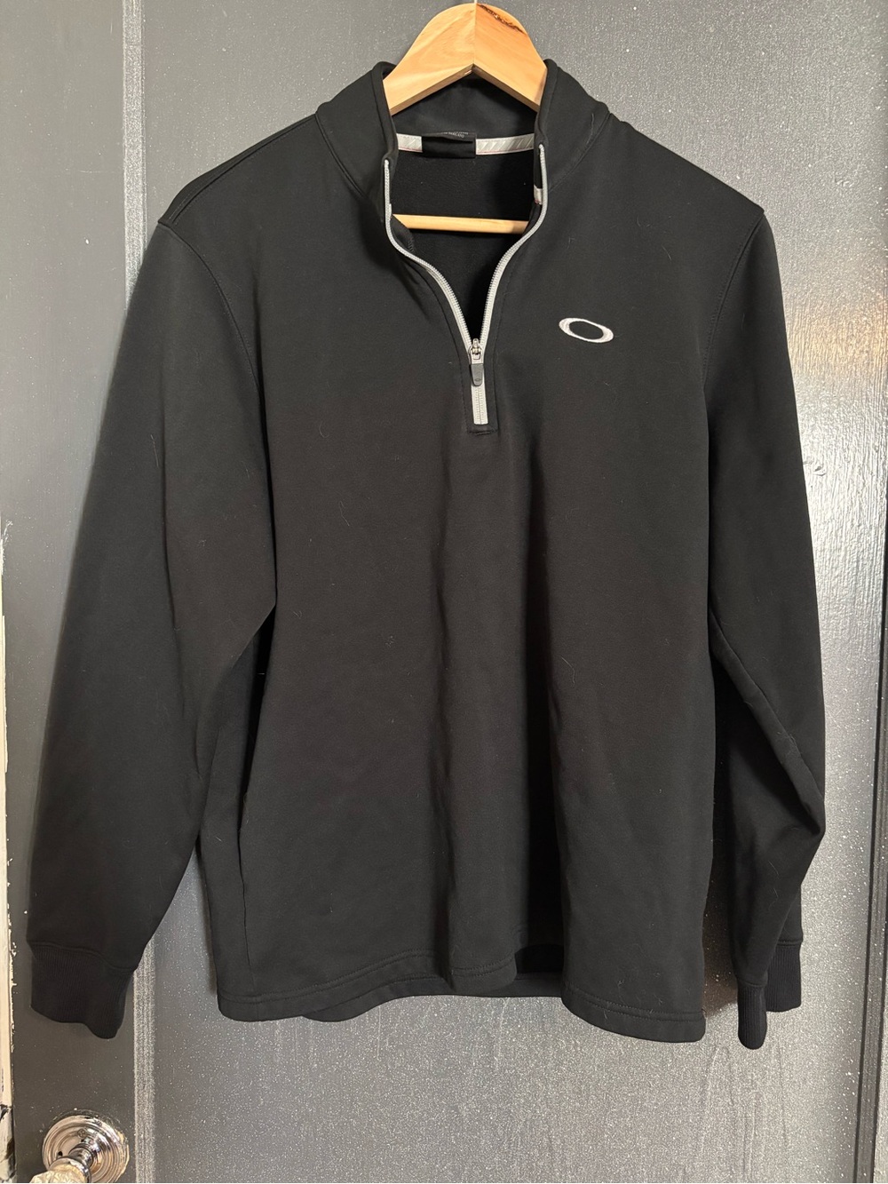 Oakley Black Quarter-Zip Performance Pullover